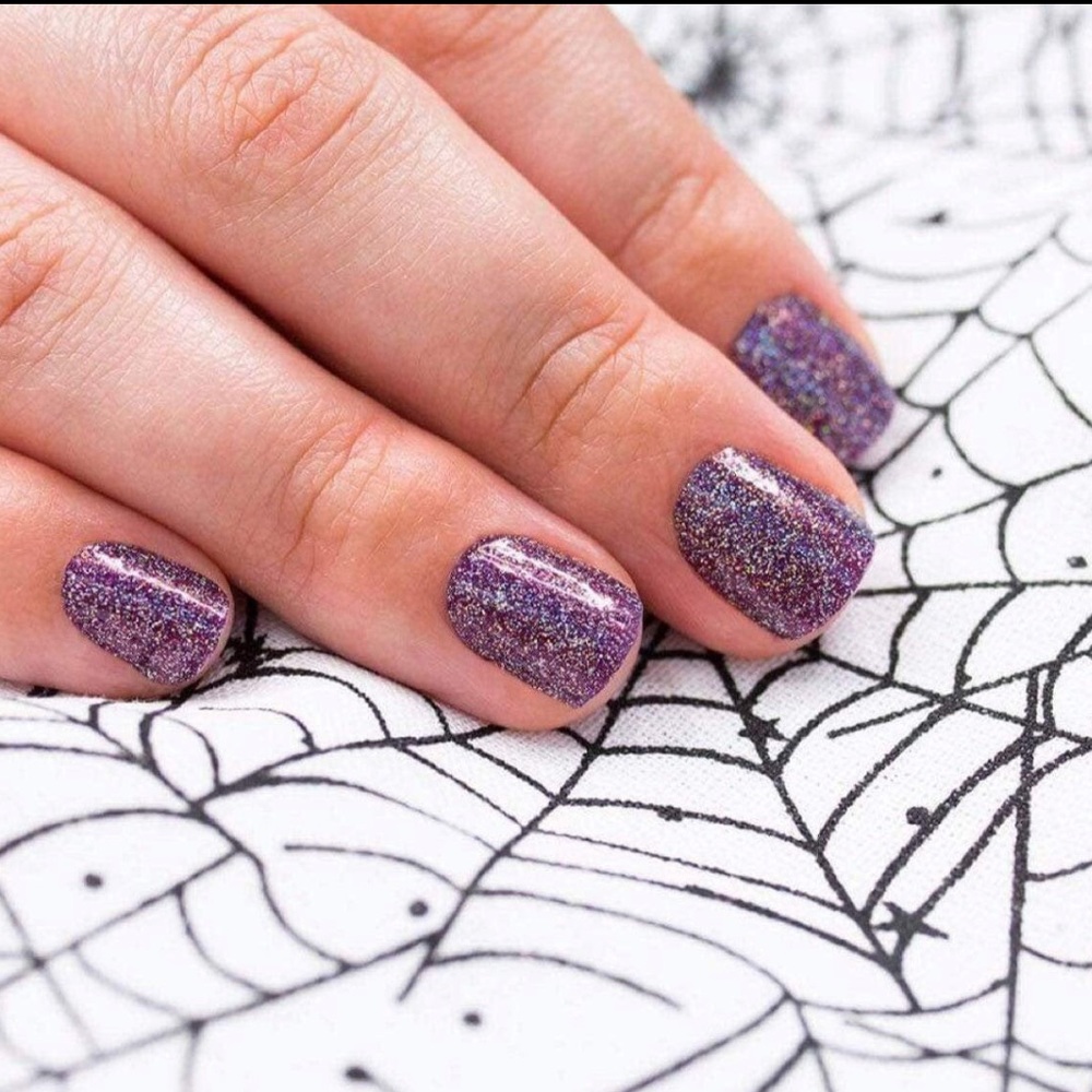 *Retired* Color Street: Night Terror | Halloween Purple Glitter Plum Party
